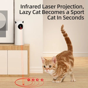 Interactive Smart Teasing Pet LED Laser Indoor Cat Toy
