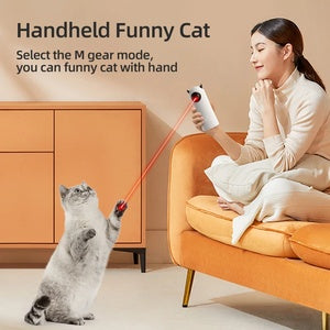 Interactive Smart Teasing Pet LED Laser Indoor Cat Toy